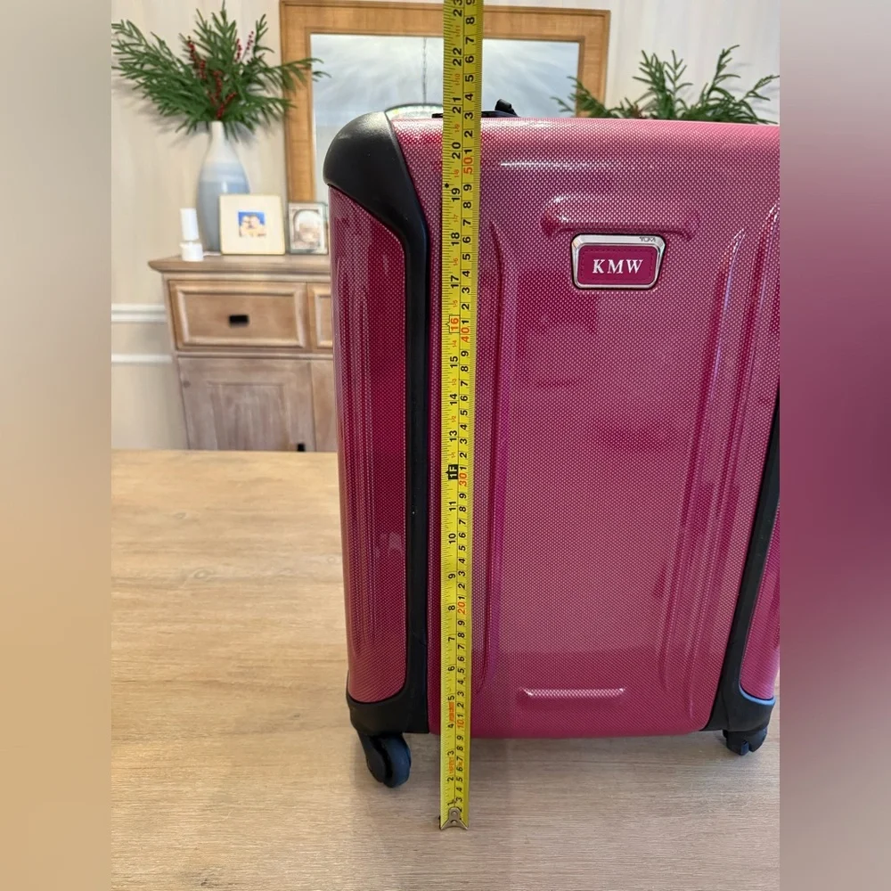 Tumi Pink Carry On Suitcase - Picture 8 of 10
